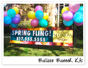 Balloon Banner Kit