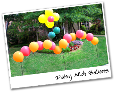 Daisy Arch Balloons